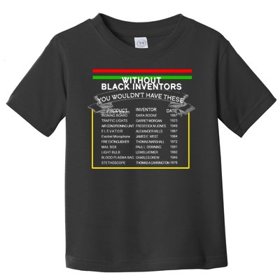 Black Inventors Black History Month Toddler T-Shirt