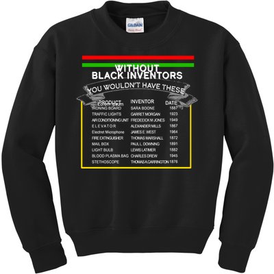 Black Inventors Black History Month Kids Sweatshirt