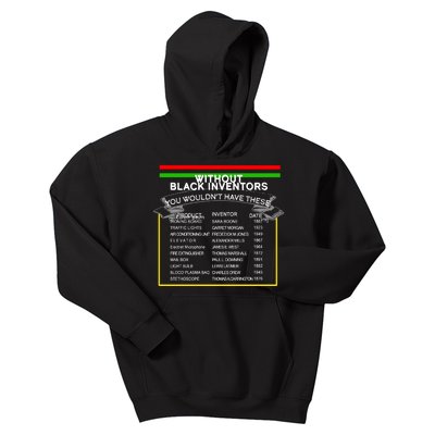 Black Inventors Black History Month Kids Hoodie