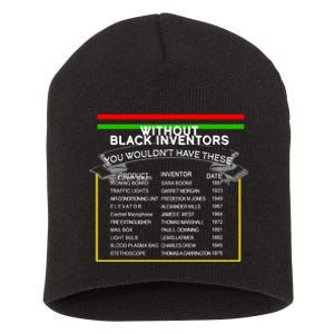 Black Inventors Black History Month Short Acrylic Beanie