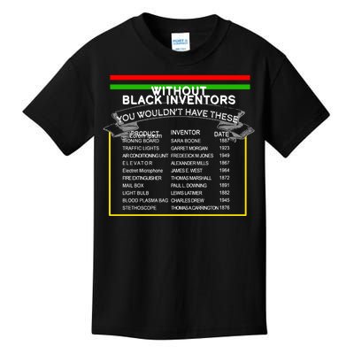 Black Inventors Black History Month Kids T-Shirt