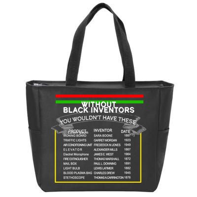 Black Inventors Black History Month Zip Tote Bag