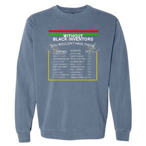 Black Inventors Black History Month Garment-Dyed Sweatshirt