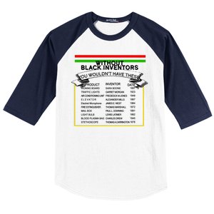 Black Inventors Black History Month Baseball Sleeve Shirt