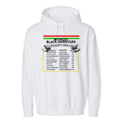 Black Inventors Black History Month Garment-Dyed Fleece Hoodie