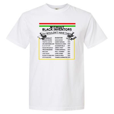 Black Inventors Black History Month Garment-Dyed Heavyweight T-Shirt