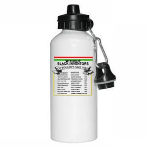 Black Inventors Black History Month Aluminum Water Bottle