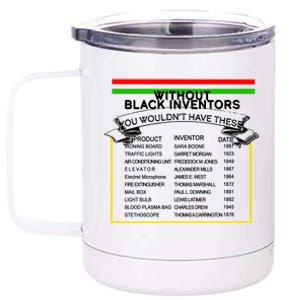 Black Inventors Black History Month 12 oz Stainless Steel Tumbler Cup