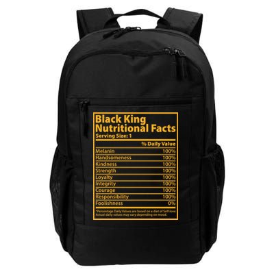 Black King Nutritional Facts Daily Commute Backpack