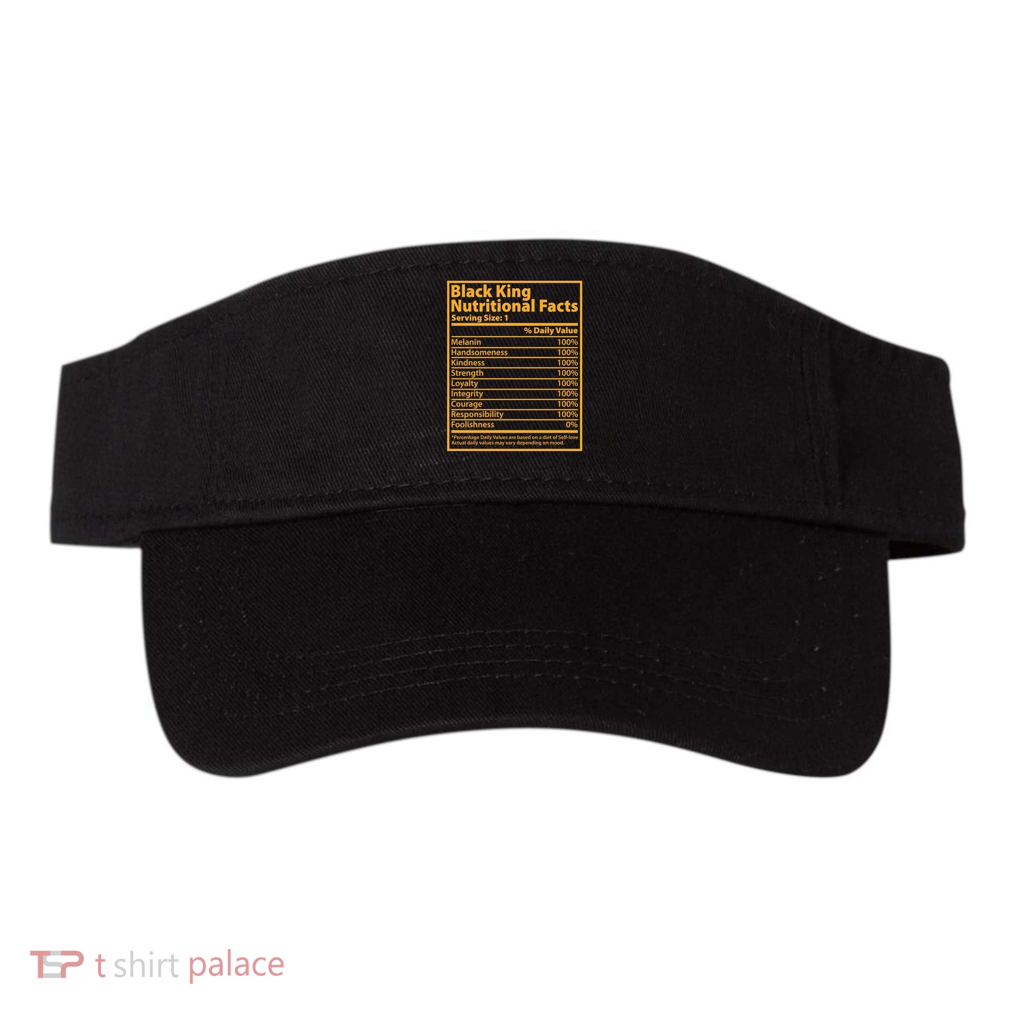 Black King Nutritional Facts Visor