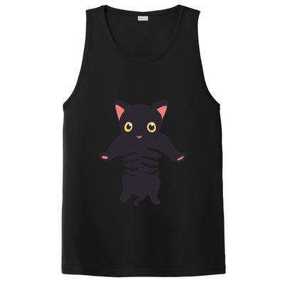 Black Kitty Being Held PosiCharge Competitor Tank