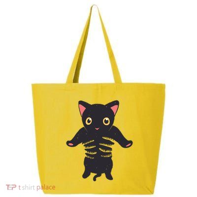 Black Kitty Being Held 25L Jumbo Tote