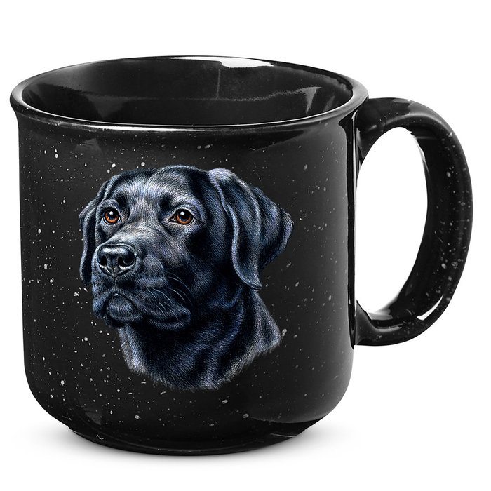 Black Lab 15oz Campfire Ceramic Mug