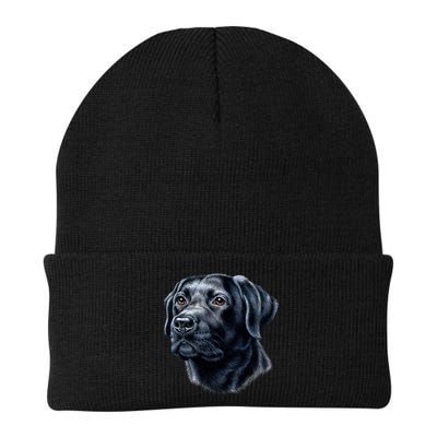 Black Lab Knit Cap Winter Beanie