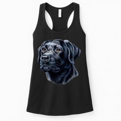 Black Lab Womens Tank Top