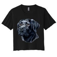 Black Lab Women's Crop Top Tee