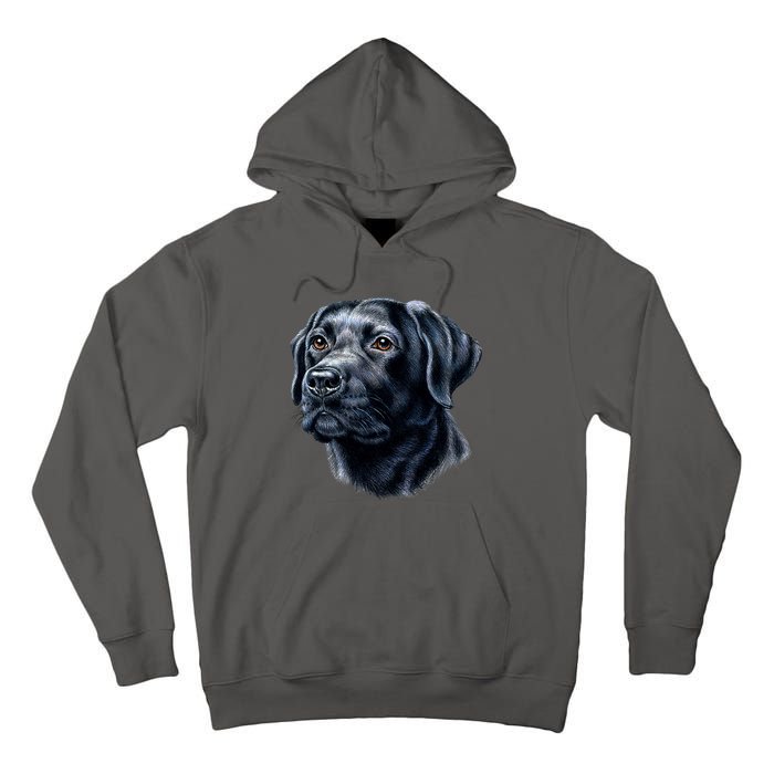 Black Lab Tall Hoodie