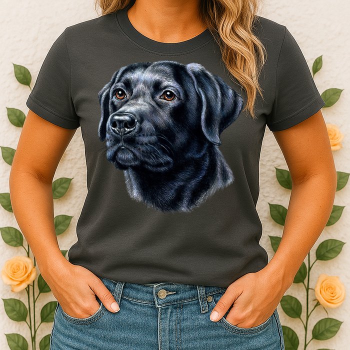 Black Lab Womens T-Shirt