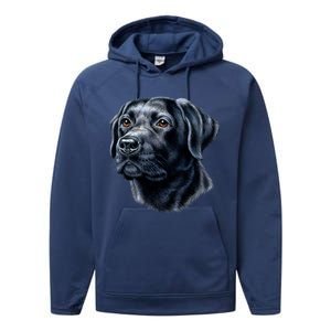 Black Lab Performance Fleece Hoodie