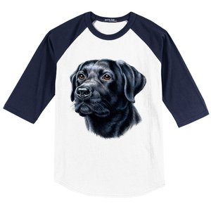 Black Lab Baseball Sleeve Shirt