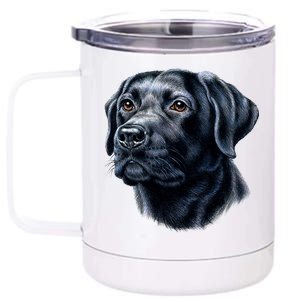 Black Lab 12 oz Stainless Steel Tumbler Cup