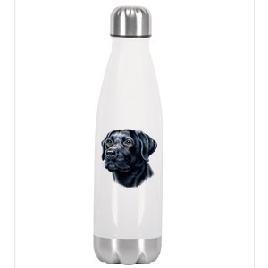 Black Lab Stainless Steel Insulated Water Bottle