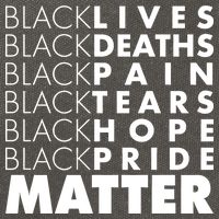Black Lives Deaths Pain Tears Hope Pride Matter Cotton Canvas Backpack