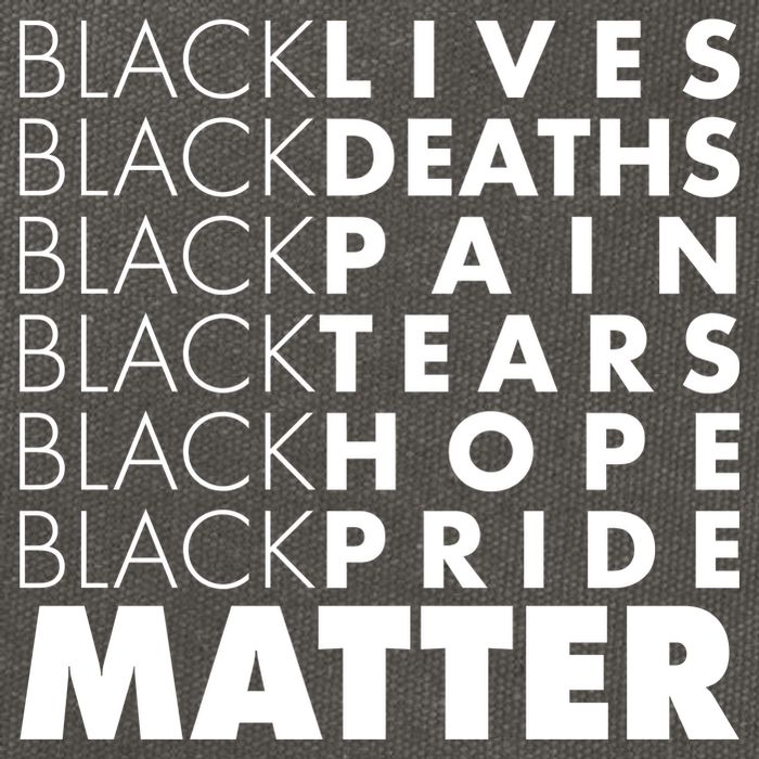 Black Lives Deaths Pain Tears Hope Pride Matter Cotton Canvas Backpack