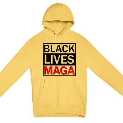 Black Lives MAGA Premium Pullover Hoodie