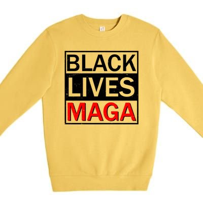 Black Lives MAGA Premium Crewneck Sweatshirt