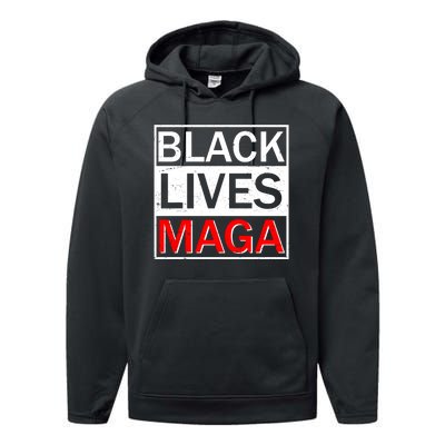 Black Lives MAGA Performance Fleece Hoodie