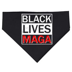 Black Lives MAGA USA-Made Doggie Bandana