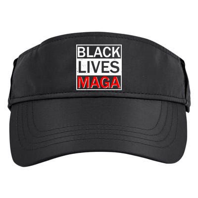 Black Lives MAGA Adult Drive Performance Visor