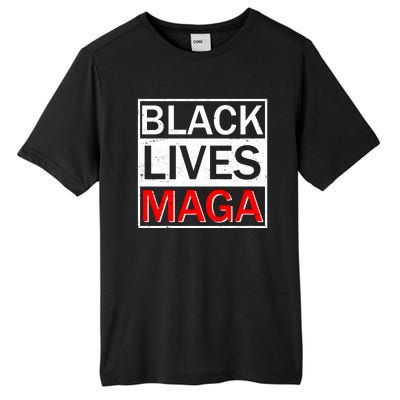 Black Lives MAGA Tall Fusion ChromaSoft Performance T-Shirt