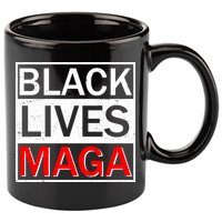 Black Lives MAGA 11oz C Handle Ceramic Mug