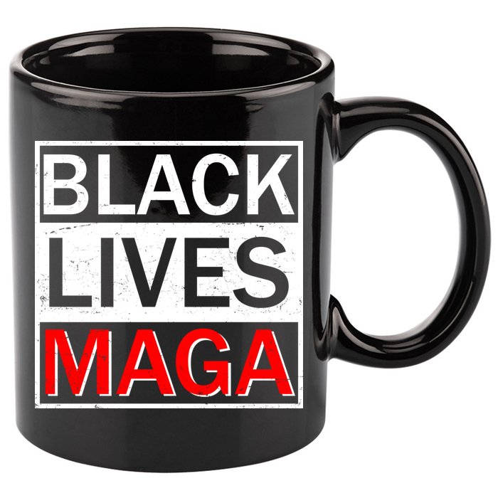 Black Lives MAGA 11oz C Handle Ceramic Mug