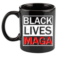 Black Lives MAGA 11oz C Handle Ceramic Mug