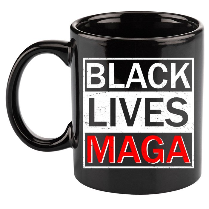 Black Lives MAGA 11oz C Handle Ceramic Mug