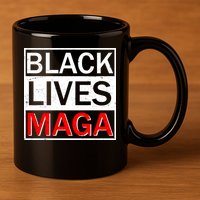 Black Lives MAGA 11oz C Handle Ceramic Mug