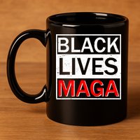 Black Lives MAGA 11oz C Handle Ceramic Mug