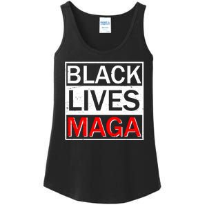 Black Lives MAGA Ladies Essential Tank