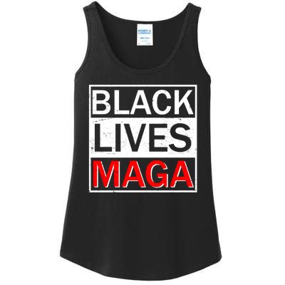 Black Lives MAGA Ladies Essential Tank