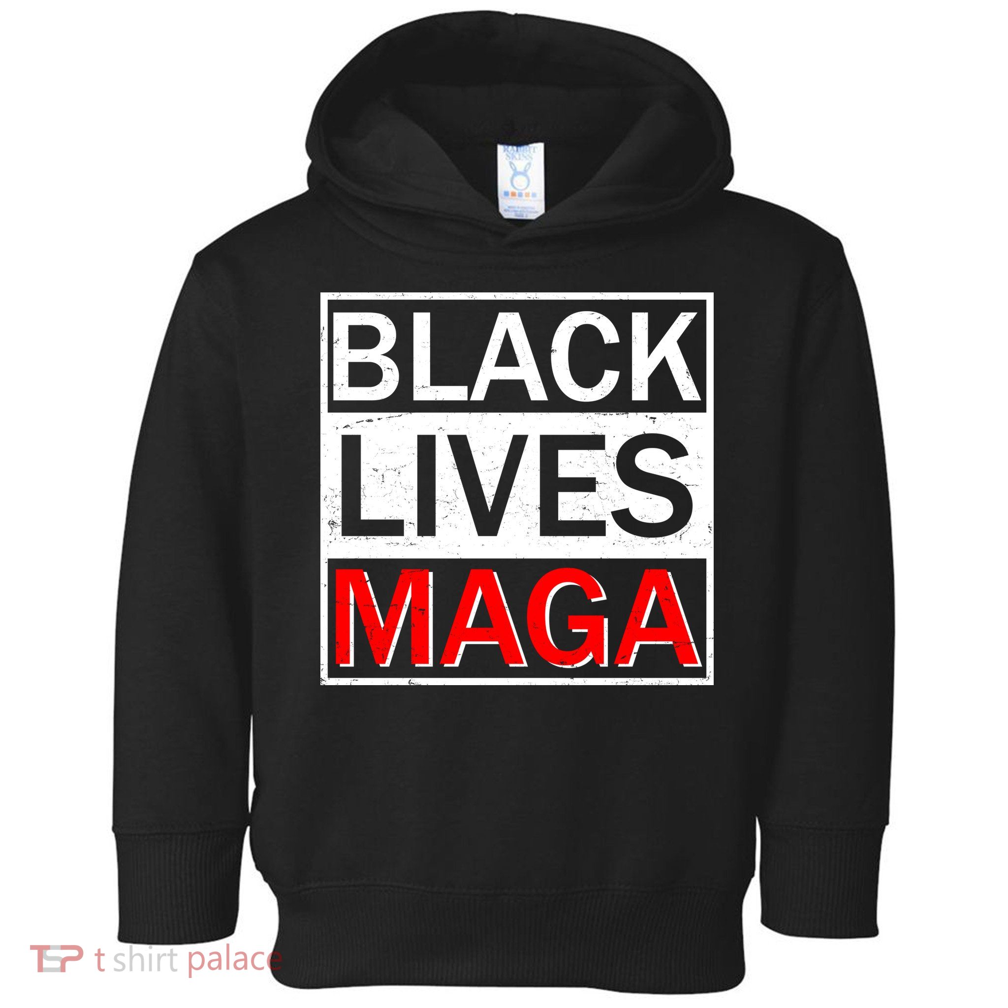 Black Lives MAGA Toddler Hoodie