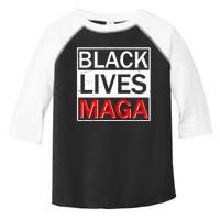 Black Lives MAGA Toddler Fine Jersey T-Shirt