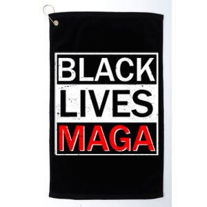 Black Lives MAGA Platinum Collection Golf Towel