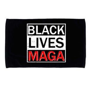 Black Lives MAGA Microfiber Hand Towel