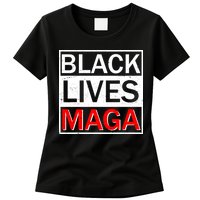 Black Lives MAGA Womens T-Shirt