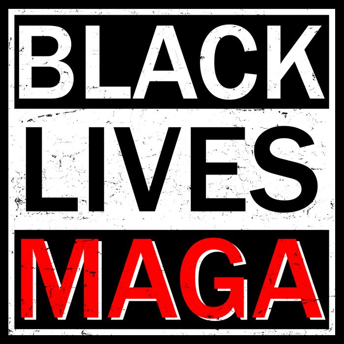 Black Lives MAGA Womens T-Shirt