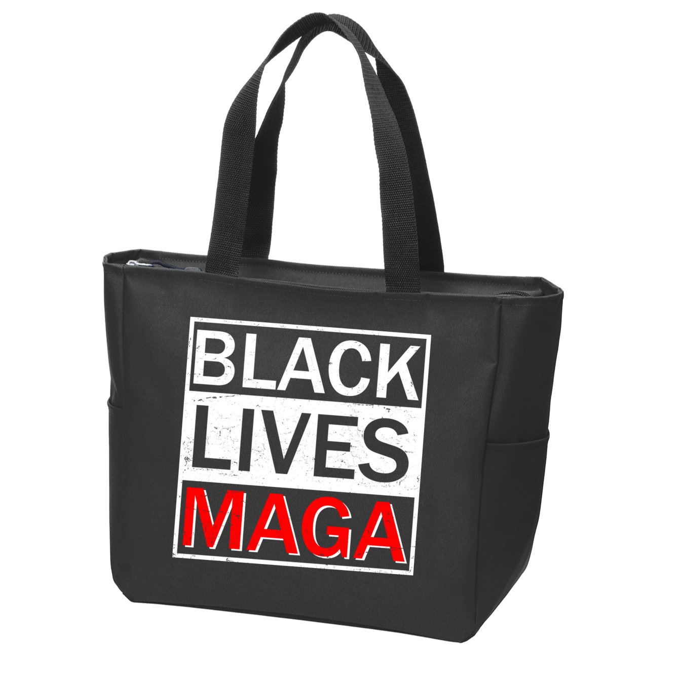 Black Lives MAGA Zip Tote Bag