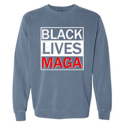 Black Lives MAGA Garment-Dyed Sweatshirt